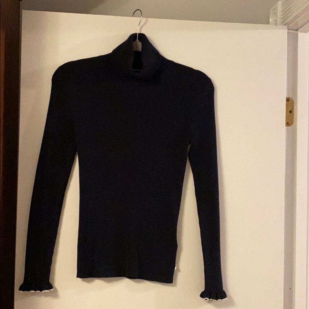 Scotch & Soda navy blue turtleneck